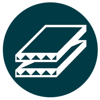 Construction Disposal Services Icon Cardboard