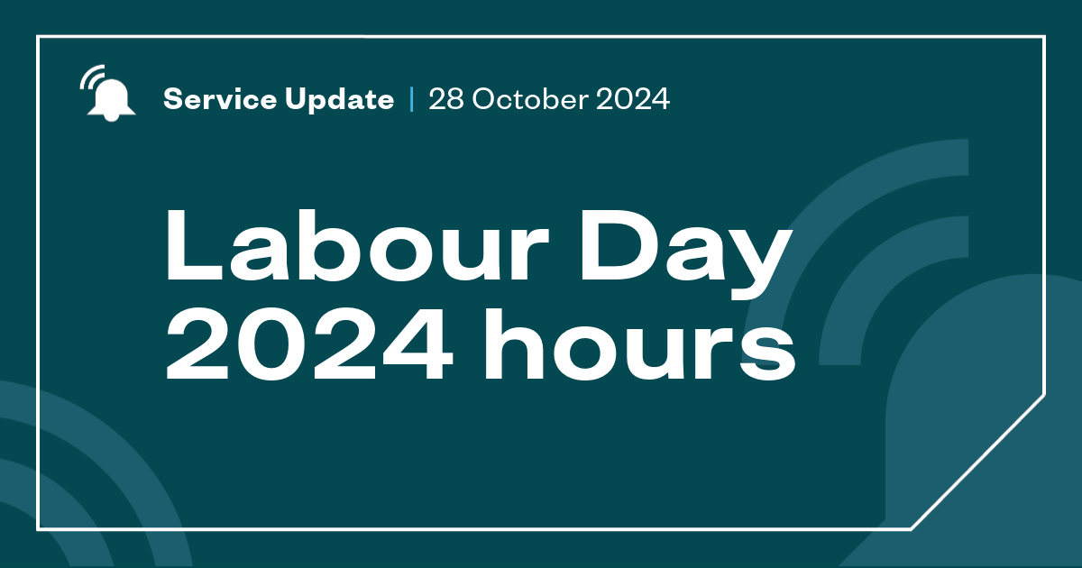 Enviro NZ_Service Alert_Labour Day 2024
