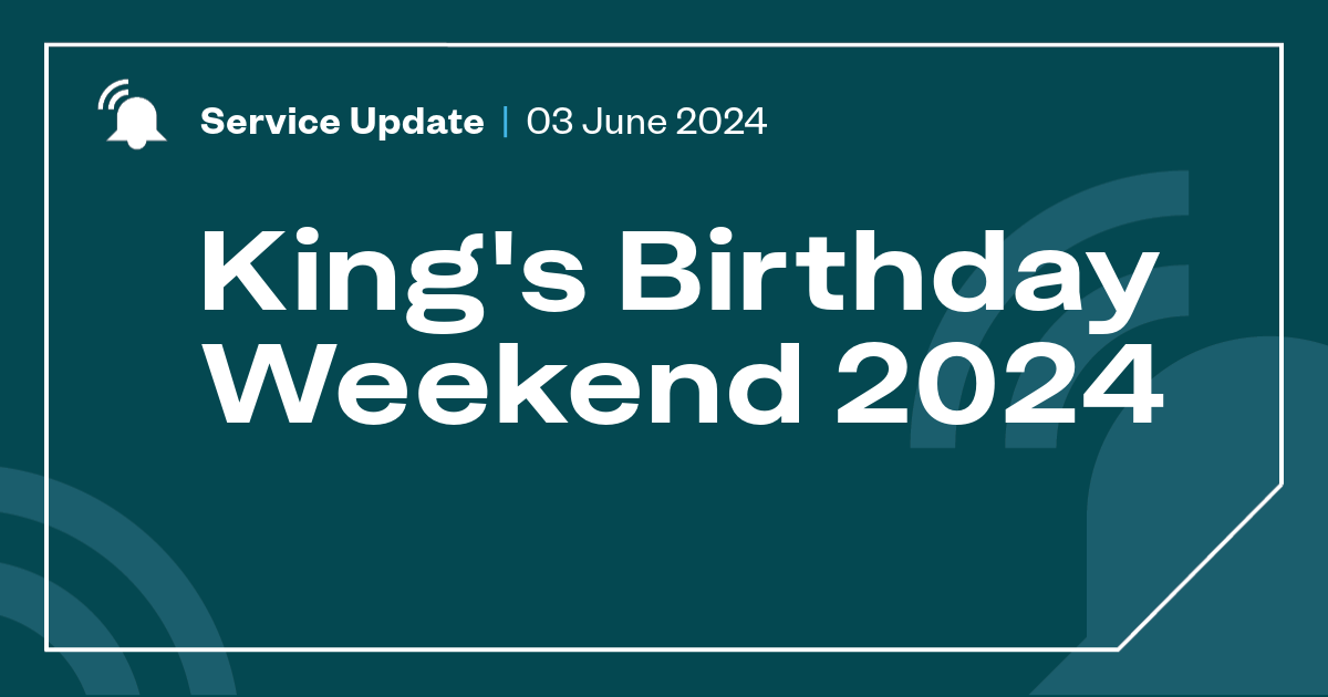 Kings Birthday Weekend 2024